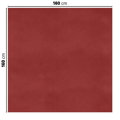 SETS DE TABLE PLIAGE M SPUNBOND  60 G/M2 160 x 160CM BORDEAUX PP (40 UNITÉ) – Image 2