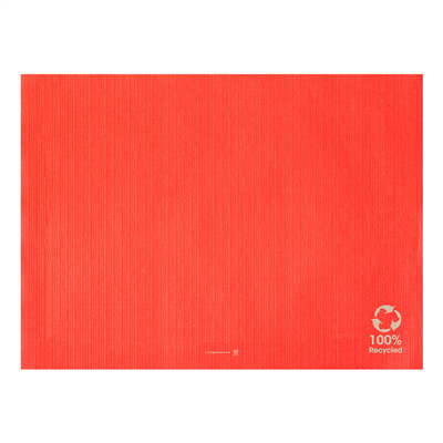 SETS DE TABLE  80 G/M2 31x43 CM ROUGE PAPIER RECYCLÉ (1000 UNITÉ)