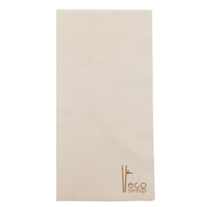 SERVIETTES P.1/8 'LIKE LINEN' ECO-BAMBOO 70 G/M2 40x40 CM NATUREL BAMBOU (600 UNITÉ)