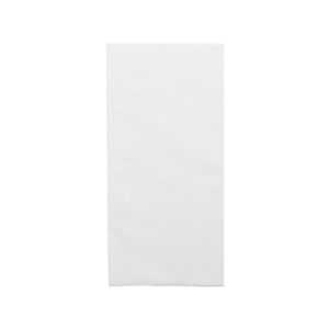 SERVIETTES P. 1/8 'LIKE LINEN'  70 G/M2 40X40 CM BLANC SPUNLACE (600 UNITÉ)