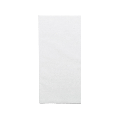 SERVIETTES P. 1/8 'LIKE LINEN'  70 G/M2 40X40 CM BLANC SPUNLACE (600 UNITÉ)