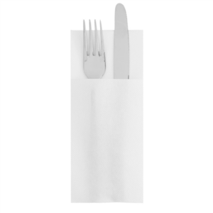 SERVIETTES "CANGURITO"  55 G/M2 33x40 CM BLANC AIRLAID (700 UNITÉ)