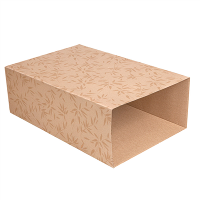 HOUSSE POUR PLATEAU DE CATERING 'THEPACK' FEEL GREEN  59x38x20 CM NATUREL CARTON MICROCANAL (25 UNITÉ)