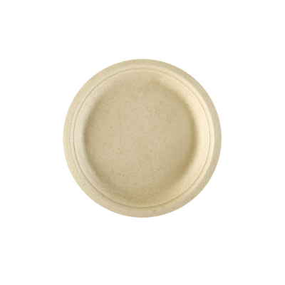 ASSIETTES 'BIONIC' Ø 15,5x1,4 CM NATUREL BAGASSE (170 UNITÉ)