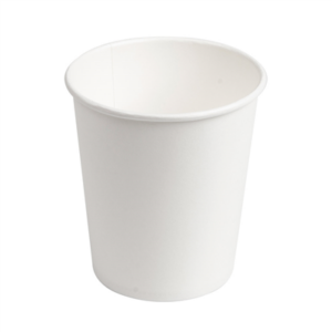 GOBELETS BOISSONS CHAUDES 1 PAROI 180 ML 260 + 18 PE G/M2 Ø7,2/5,3x7,8 CM BLANC CARTON (400 UNITÉ)