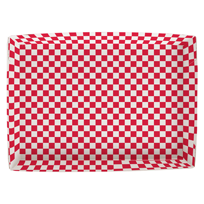 PLATEAUX REPAS 'THEPACK' RED FITIPALDI 230 G/M2 25,5x18x3,7 CM ROUGE CARTON NANO-MICRO (130 UNITÉ) – Image 2