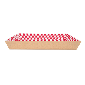 PLATEAUX REPAS 'THEPACK' RED FITIPALDI 230 G/M2 25,5x18x3,7 CM ROUGE CARTON NANO-MICRO (130 UNITÉ)