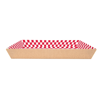 PLATEAUX REPAS 'THEPACK' RED FITIPALDI 230 G/M2 25,5x18x3,7 CM ROUGE CARTON NANO-MICRO (130 UNITÉ)