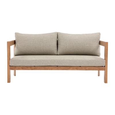 SET LOUNGE 4 PLACES AVEC TABLE SUPRA-TEK   BOIS ALUMINIUM (1 UNITÉ) – Image 4