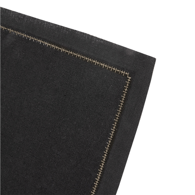 SETS DE TABLE 'COOL-COTTON' 140 G/M2 45x32 CM NOIR COTON (100 UNITÉ) – Image 3