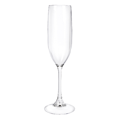 FLÛTES CHAMPAGNE BPA FREE 150 ML Ø 4,5/6,8x22,5 CM TRANSPARENT SAN (24 UNITÉ)