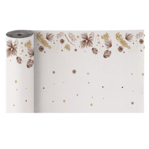 NAPPE EN ROULEAU 'WINTER' 48 G/M2 1,20 x 50 M BLANC CELLULOSE (1 UNITÉ)