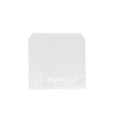 SACHETS POUR FRITURES 'JUST PAPER' 30 G/M2 12x12 CM TRANSLUCIDE PAPIER CRISTAL (1000 UNITÉ)
