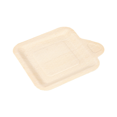 MINI ASSIETTES CARRÉES WOOD  13,5x11,2x0,8 CM NATUREL BOIS (600 UNITÉ) – Image 2