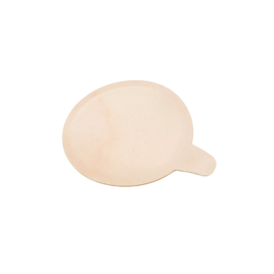 MINI PLATS RONDS WOOD  Ø 9,7x0,8 CM NATUREL BOIS (1200 UNITÉ)