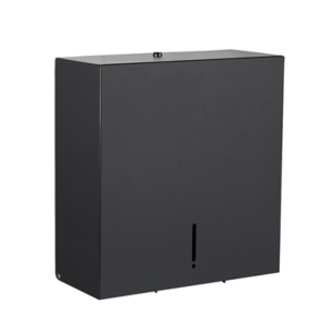 DISTRIBUTEUR HYGIÉNIQUE MAXI JUMBO   31,3x13x32,8 CM NOIR INOX (1 UNITÉ)